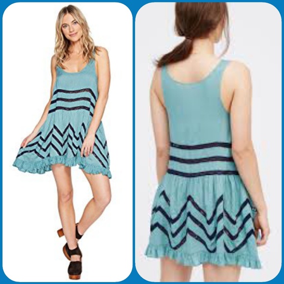 Free People Dresses & Skirts - 🌈SOLD💰 Free people lace voile trapeze slip Dress